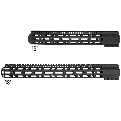 AR-10 / LR-308 15" 18'' Angle D Cut Clamp On M-Lok Handguard | Made in USA