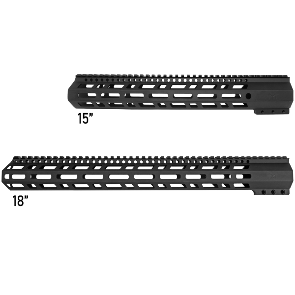 AR-10 / LR-308 15" 18'' Angle D Cut Clamp On M-Lok Handguard | Made in USA AR-10 / LR-308 15" 18'' Angle D Cut Clamp On M-Lok Handguard | Made in USA
