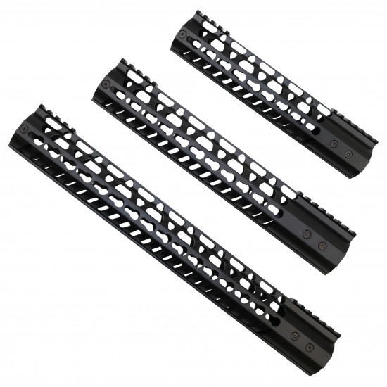 AR-10 / LR-308 Keymod Skeleton Ultra Light Rail System AR-10 / LR-308 Keymod Skeleton Ultra Light Rail System
