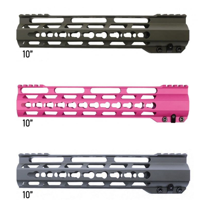 COLOR OPTION| AR-15 Ultra Lightweight Frame Rail System 10”