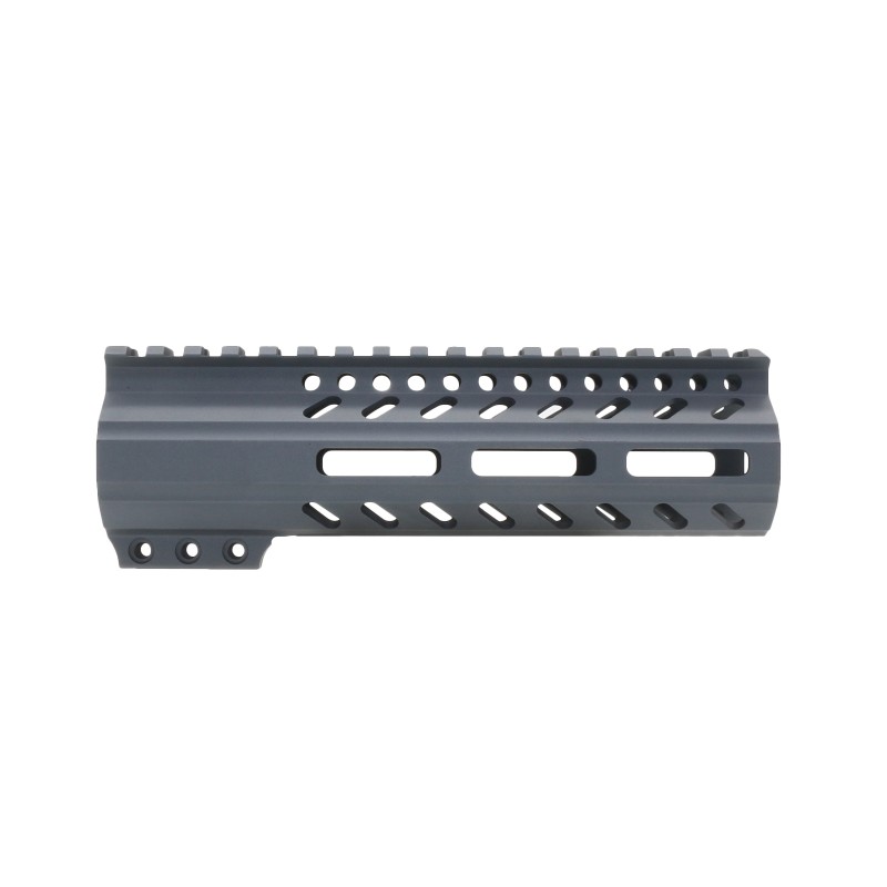 CERAKOTE SNIPER GRAY | AR-15 M-LOK Super Slim Free Float Handguard with Steel Barrel Nut | Made in USA