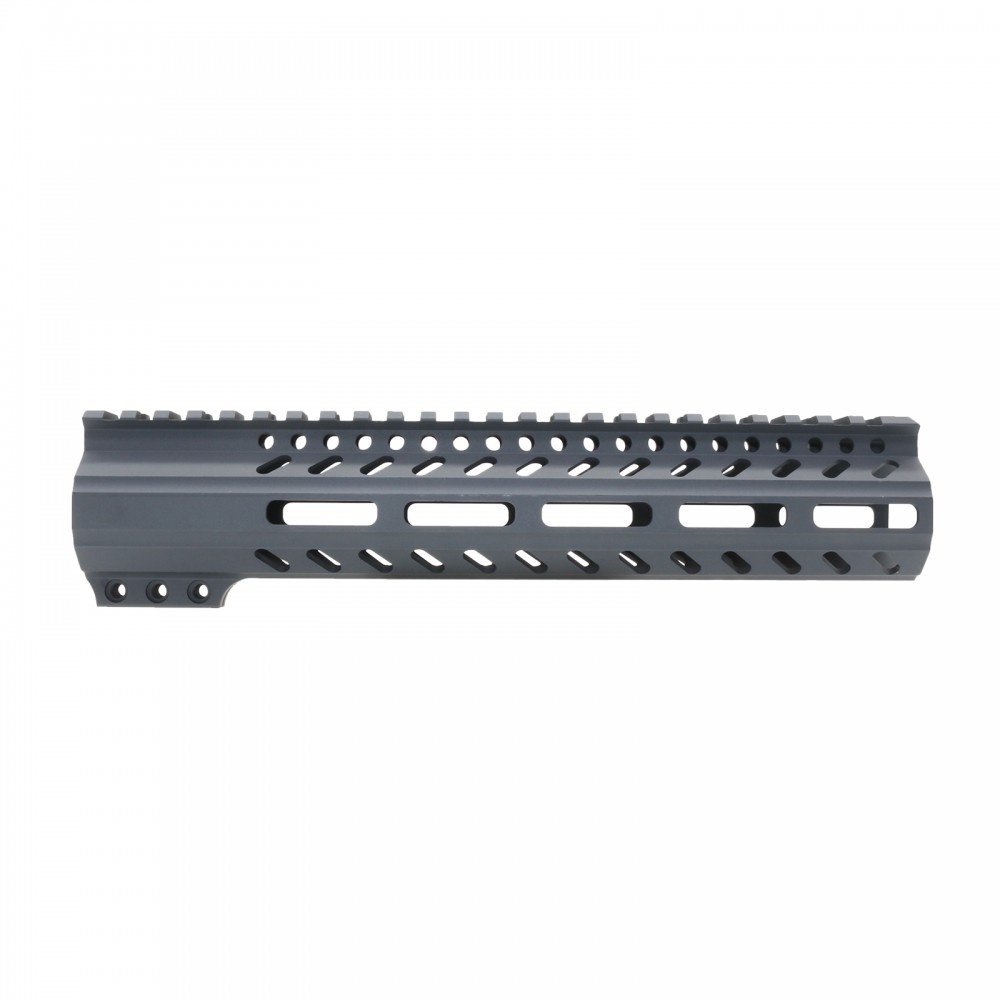 CERAKOTE SNIPER GRAY | AR-15 M-LOK Super Slim Free Float Handguard with Steel Barrel Nut | Made in USA