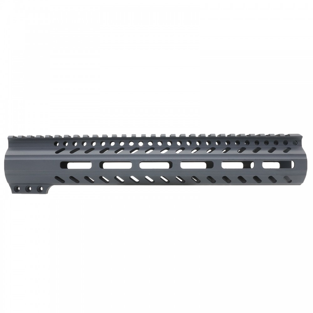 CERAKOTE SNIPER GRAY | AR-15 M-LOK Super Slim Free Float Handguard with Steel Barrel Nut | Made in USA