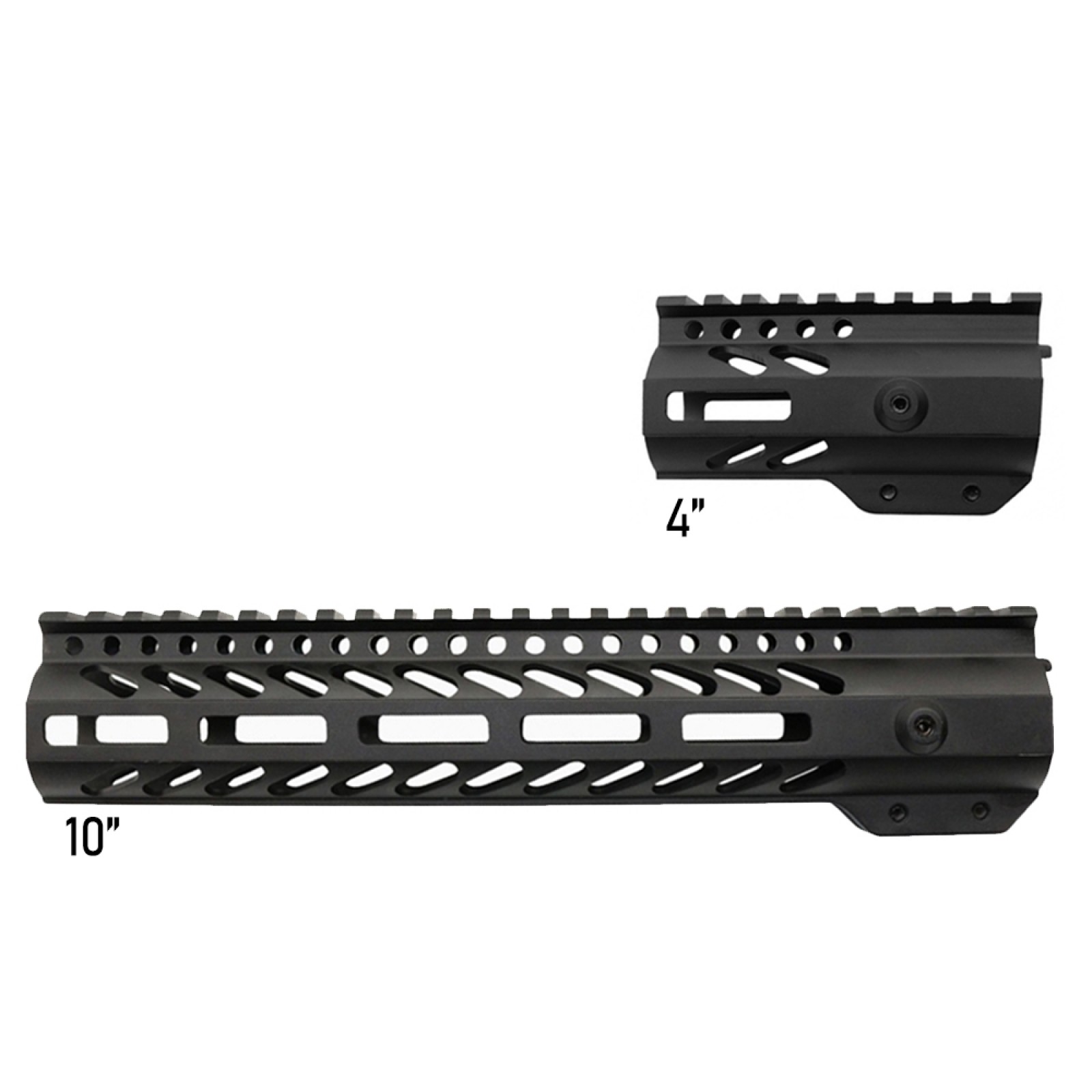 AR-15 M-LOK Super Slim Free Float Handguard with Steel Barrel Nut ...