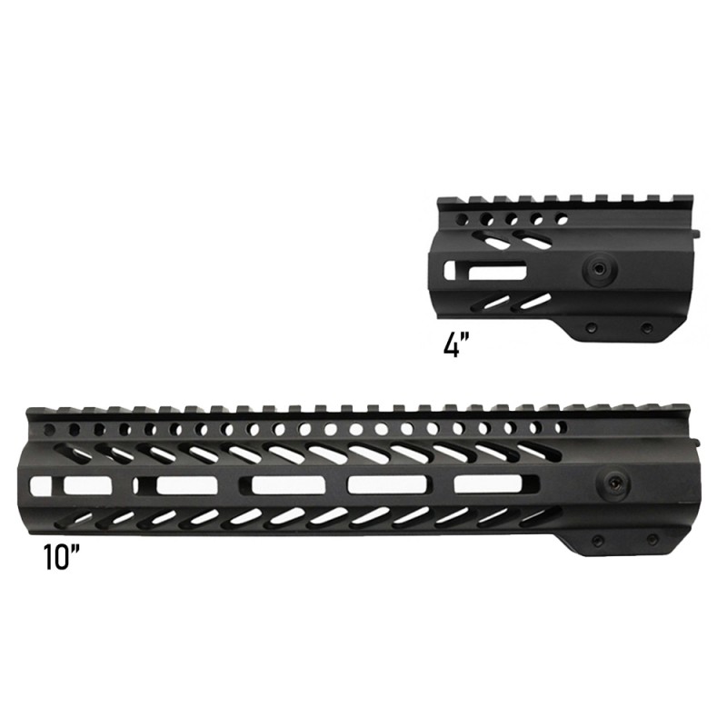 AR-15 M-LOK Super Slim Free Float Handguard with Steel Barrel Nut| LENGTH OPTION