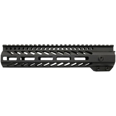 AR-15 10'' M-LOK Super Slim Free Float Handguard with Steel Barrel Nut