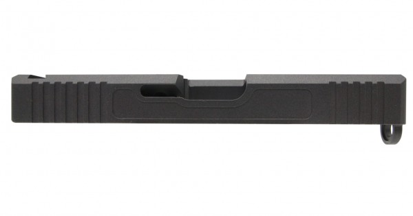 Glock 19 Custom Stripped Slide Cerakote Tungsten Gray - OutdoorSportsUSA