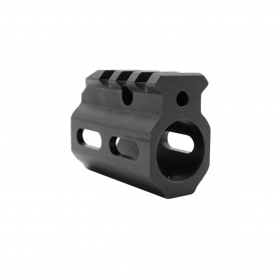 AR Picatinny Style Single Rail Gas Block .750 Dia. | Skeletonized