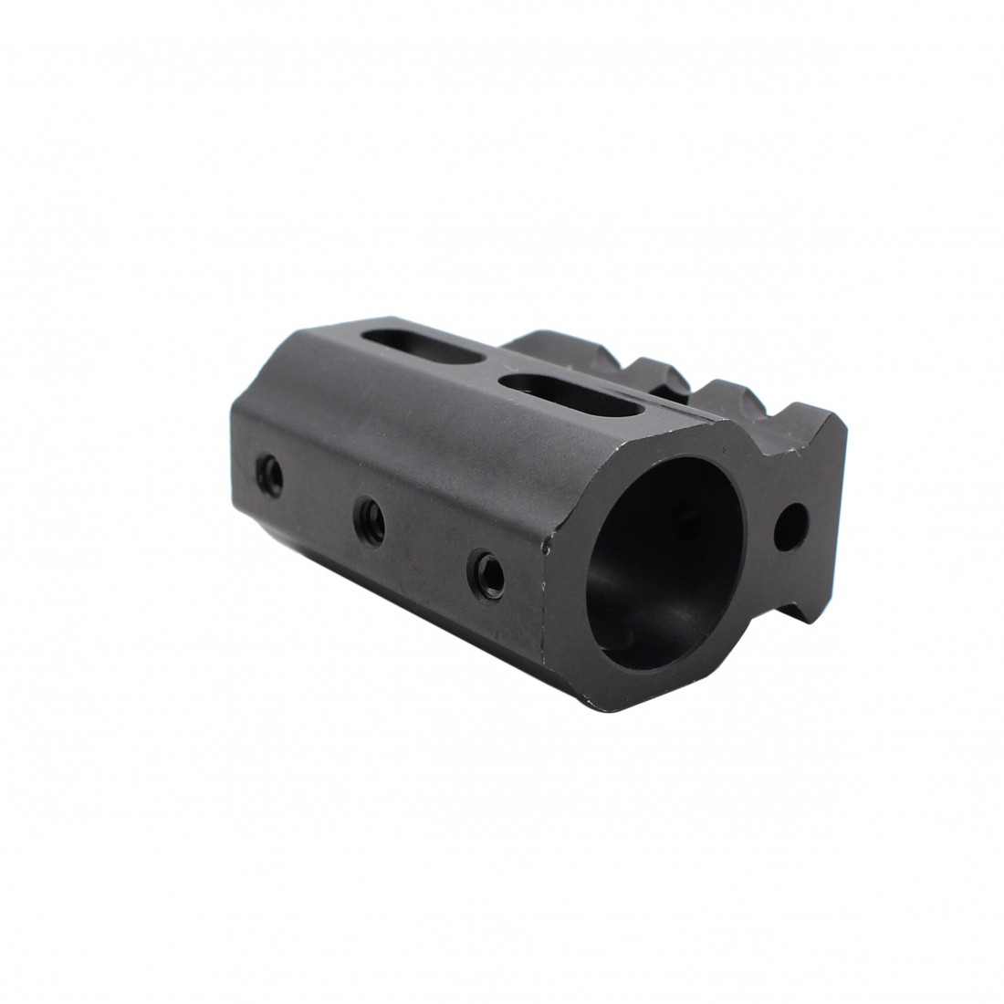 AR Picatinny Style Single Rail Gas Block .750 Dia. | Skeletonized