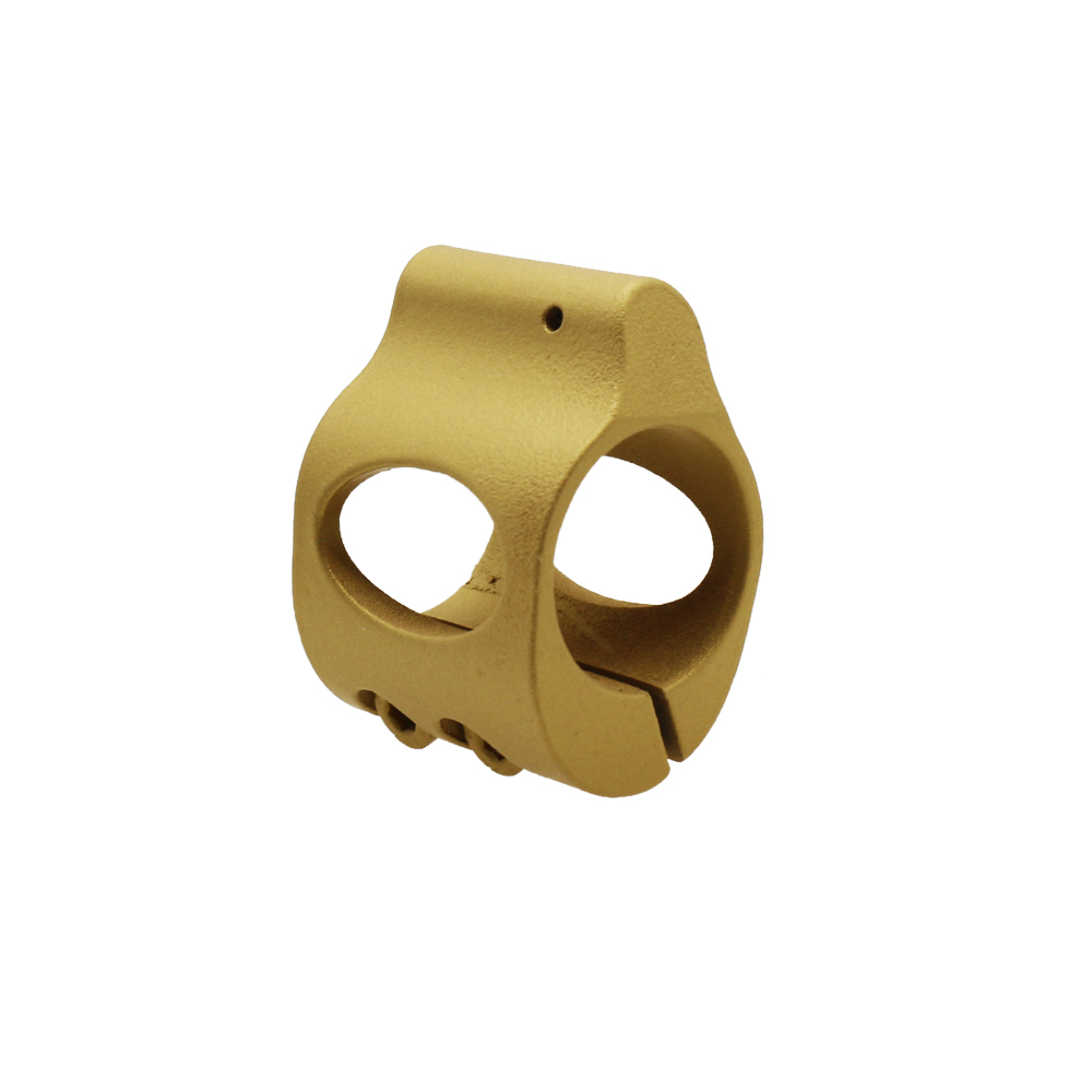 CERAKOTE COLOR OPTION| Low Profile Steel Micro Gas Block Clamp-On Design