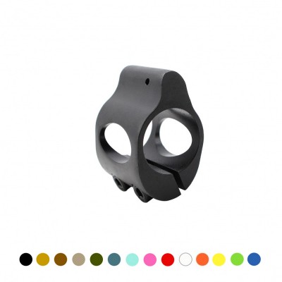 CERAKOTE COLOR OPTION| Low Profile Steel Micro Gas Block Clamp-On Design