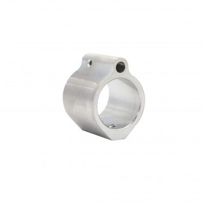 Low Profile Stainless Steel Micro Gas Block - .875" Diameter