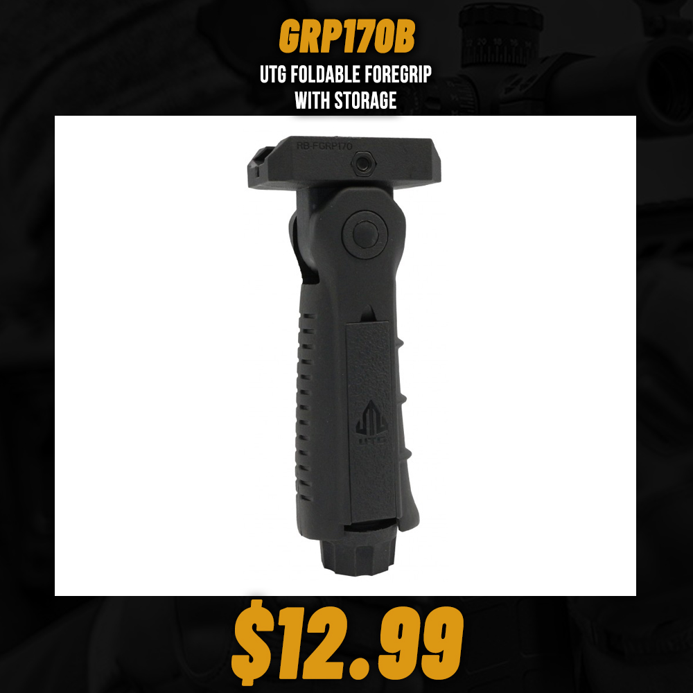 UTG Foldable Foregrip with Storage