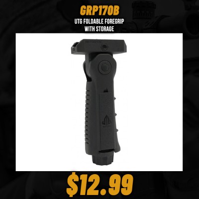 UTG Foldable Foregrip with Storage