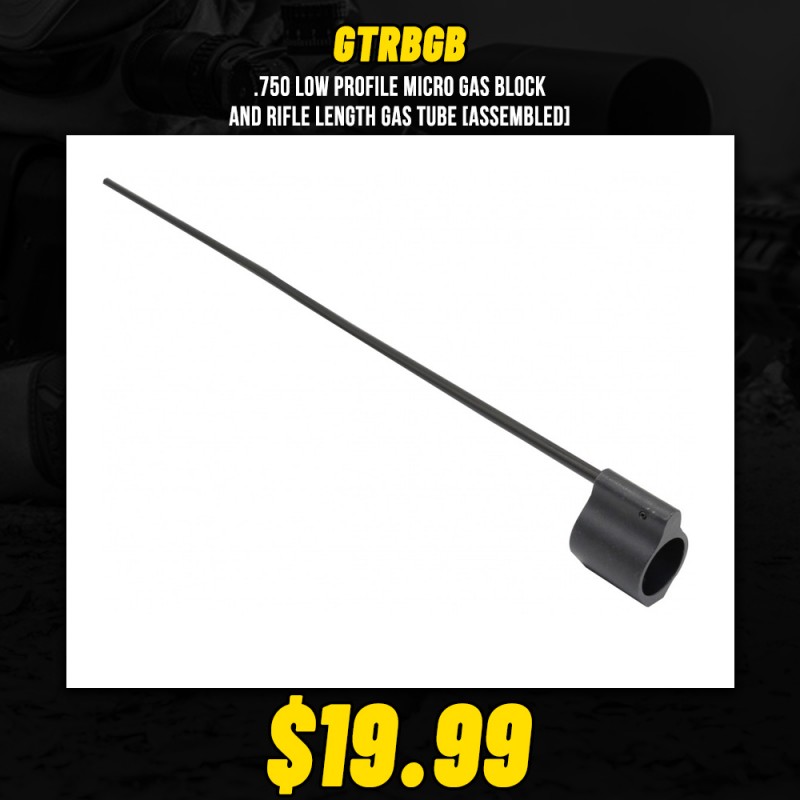 .750 Low Profile Micro Gas Block And Rifle Length Gas Tube [Assembled]