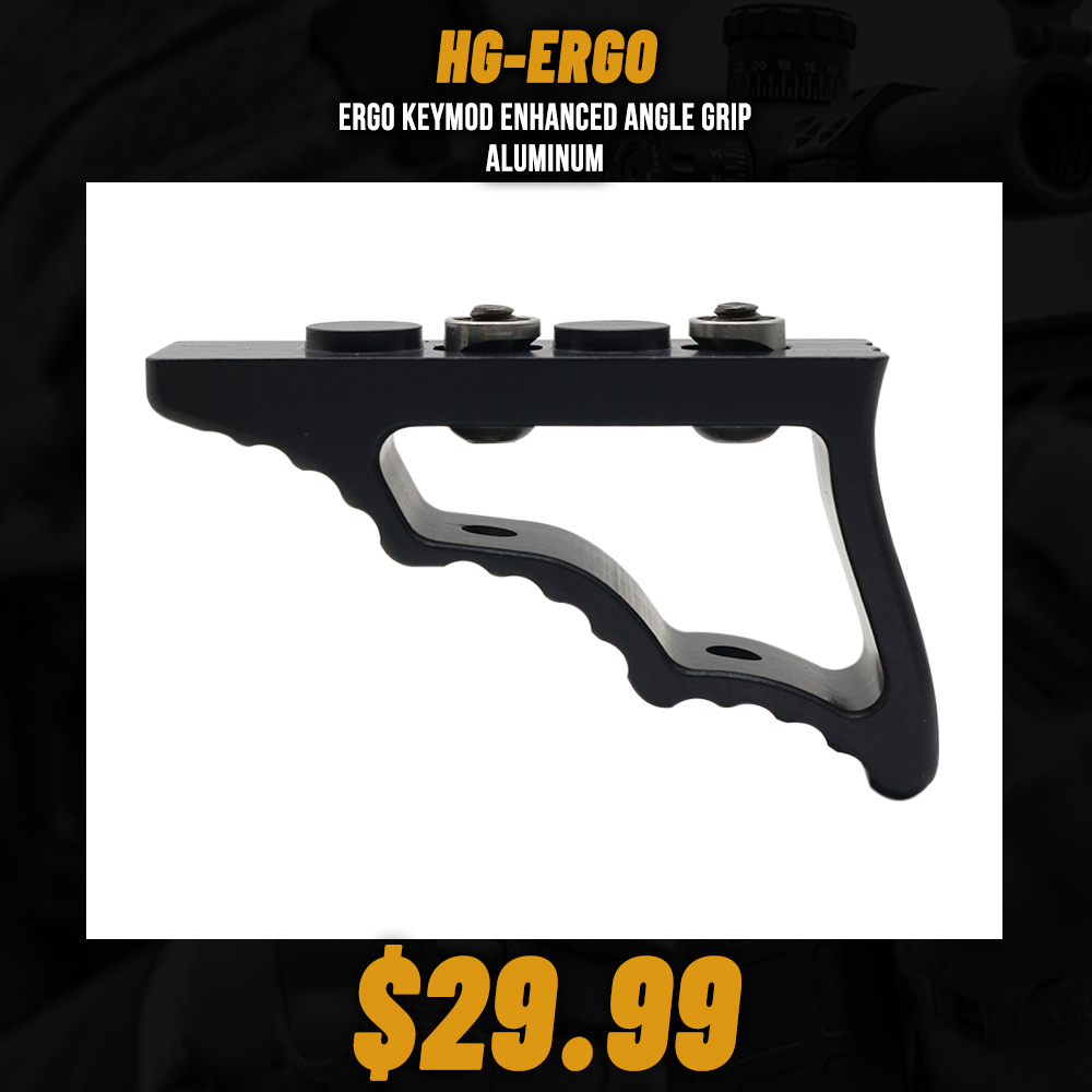 ERGO Keymod Enhanced Angle Grip| Aluminum  