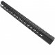 AR-10 / LR-308 16.5" Slim Keymod Free Float Clamp-On Style Hand Guard W/ Detachable Rails AR-10 / LR-308 16.5" Slim Keymod Free Float Clamp-On Style Hand Guard W/ Detachable Rails