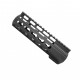 AR-10 / LR-308 7" Slim Keymod Free Float Clamp-On Style Hand Guard W/Detachable Rails AR-10 / LR-308 7" Slim Keymod Free Float Clamp-On Style Hand Guard W/Detachable Rails