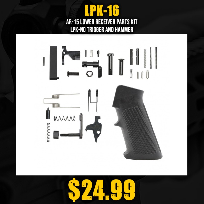 AR-15 Lower Receiver Parts Kit | LPK-NO TRIGGER AND HAMMER