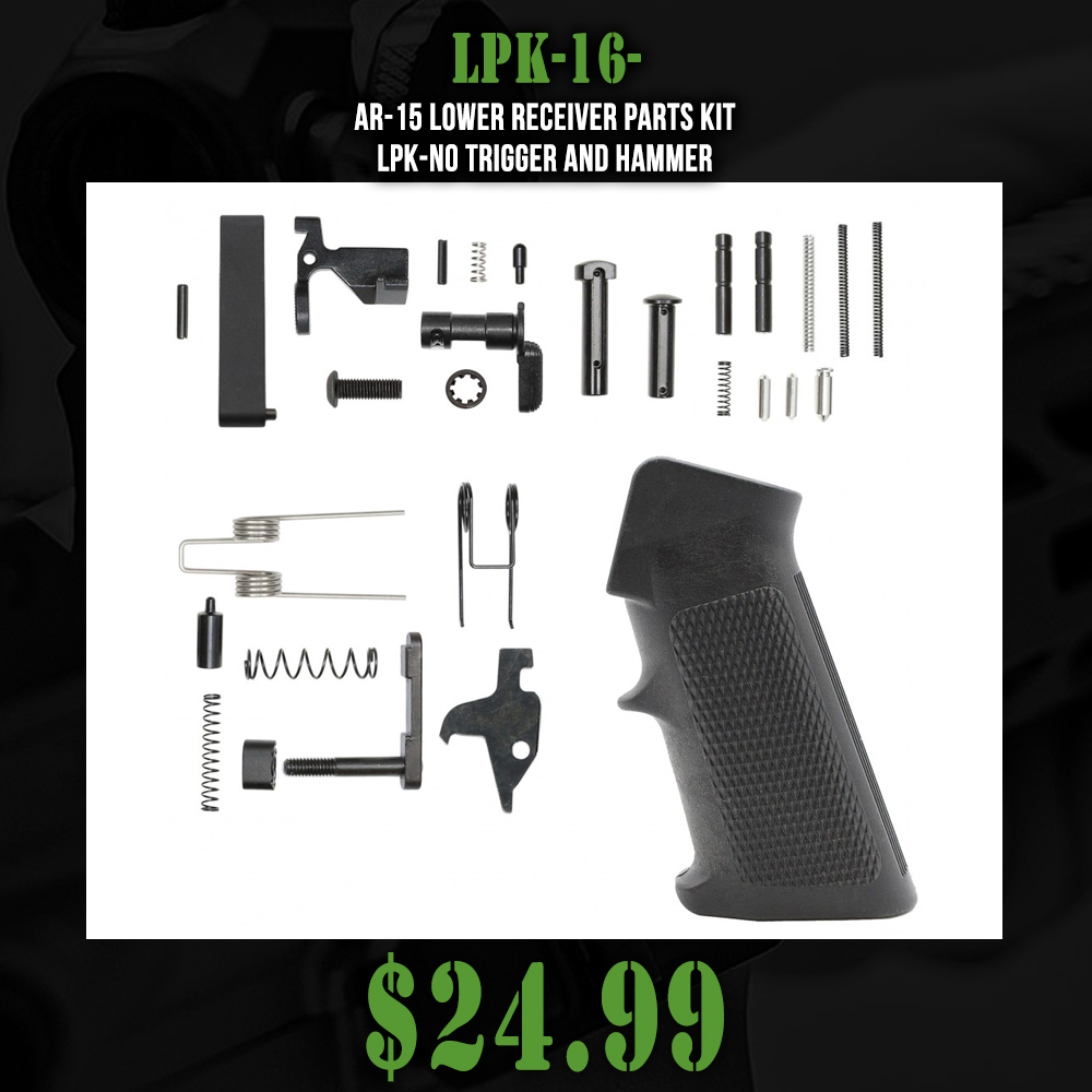 AR-15 Lower Receiver Parts Kit | LPK-NO TRIGGER AND HAMMER