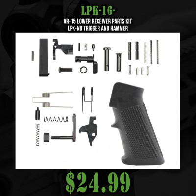 AR-15 Lower Receiver Parts Kit | LPK-NO TRIGGER AND HAMMER