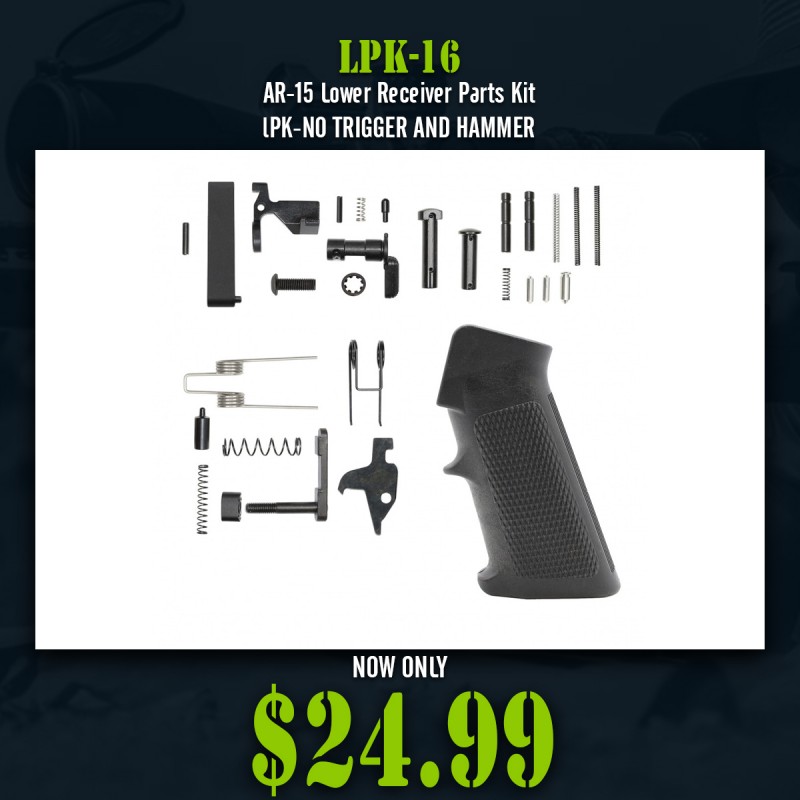 AR-15 Lower Receiver Parts Kit | LPK-NO TRIGGER AND HAMMER