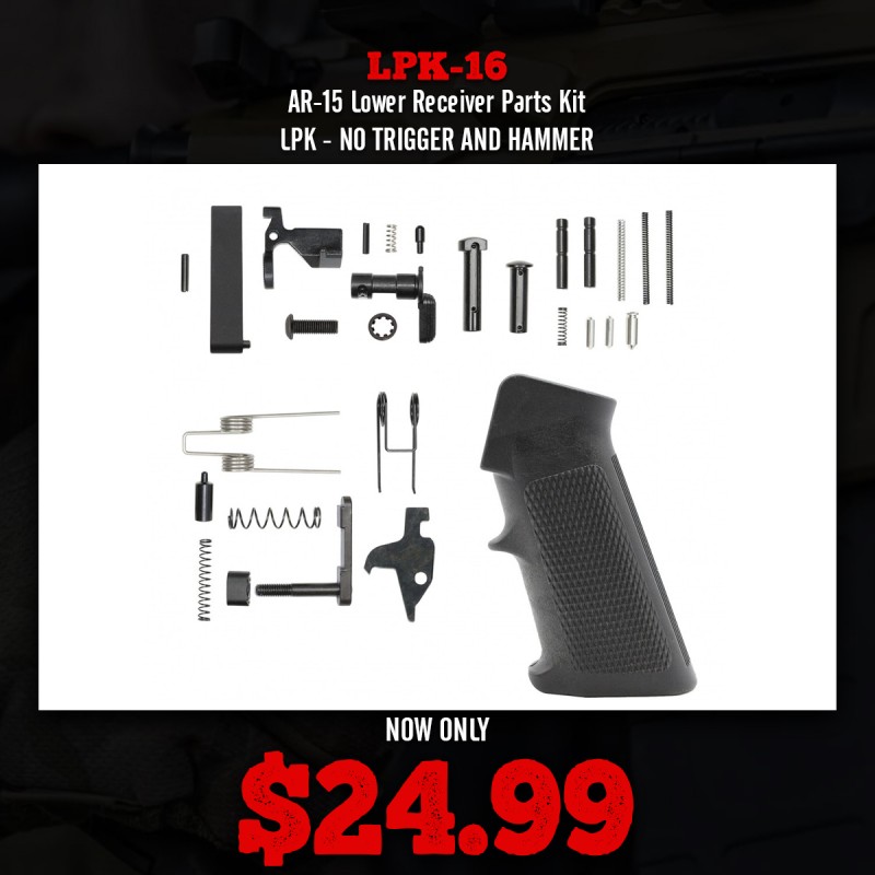 AR-15 Lower Receiver Parts Kit | LPK-NO TRIGGER AND HAMMER