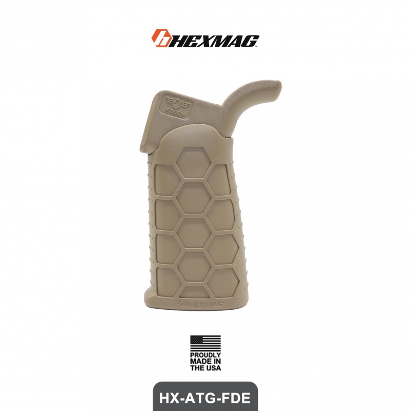 AR-15 Lower Parts Kit W/ HEXMAG Advanced Tactical Grip [Black/FDE]