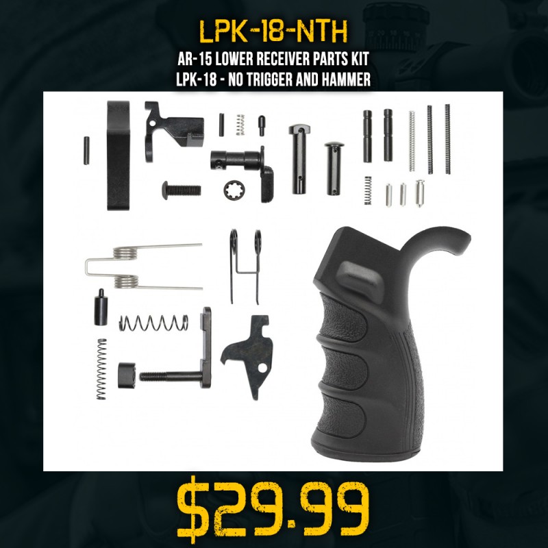AR-15 Lower Receiver Parts Kit | LPK-18 - NO TRIGGER AND HAMMER AR-15 Lower Receiver Parts Kit | LPK-18 - NO TRIGGER AND HAMMER