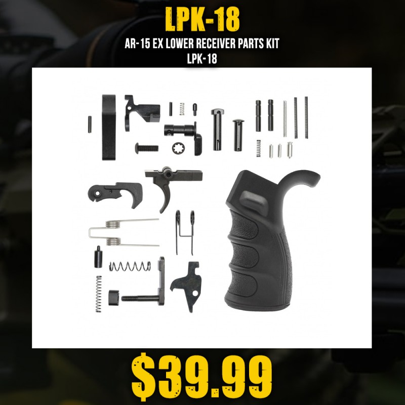AR-15 Ex Lower Receiver Parts Kit | LPK-18