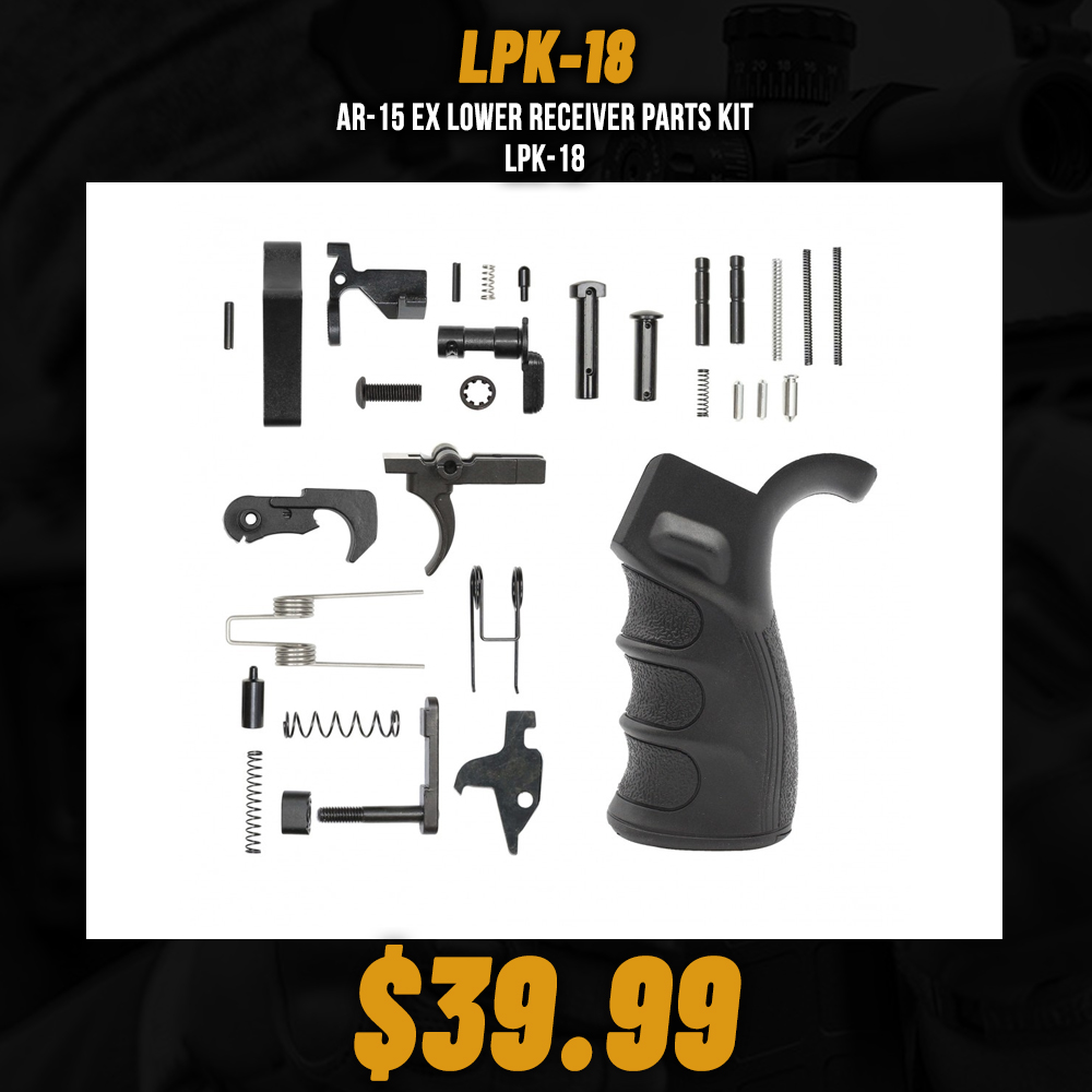 AR-15 Ex Lower Receiver Parts Kit | LPK-18
