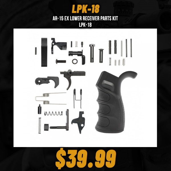 AR-15 Ex Lower Receiver Parts Kit | LPK-18