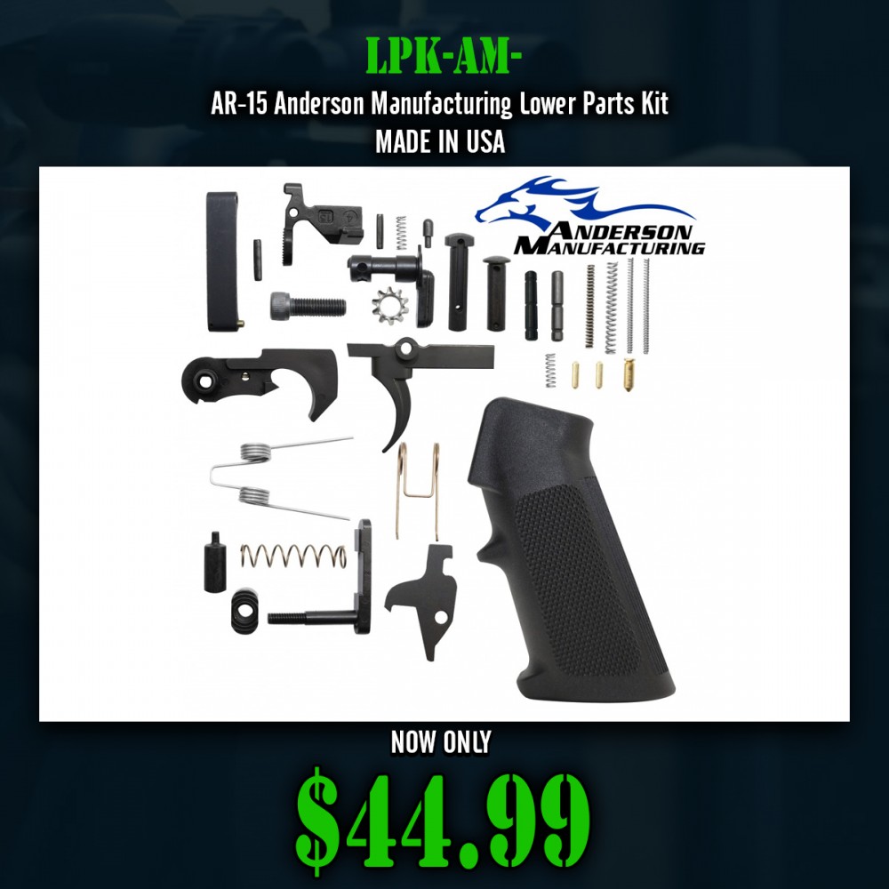 AR-15 Anderson Manufacturing Lower Parts Kit | MADE IN USA