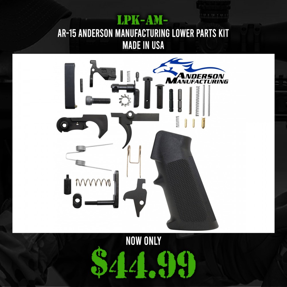 AR-15 Anderson Manufacturing Lower Parts Kit | MADE IN USA