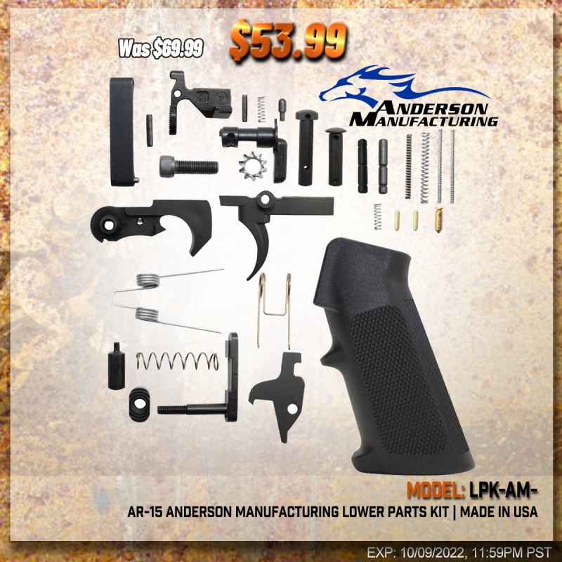 AR-15 Anderson Manufacturing Lower Parts Kit | MADE IN USA