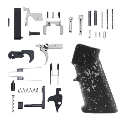 CERAKOTE SPLATTER SLV GRIP | AR-15 Lower Receiver Parts Kit W/ Safety Option