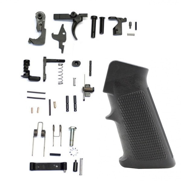 M-16 Lower Receiver Parts Kit With A2 Grip  M-16 Lower Receiver Parts Kit With A2 Grip