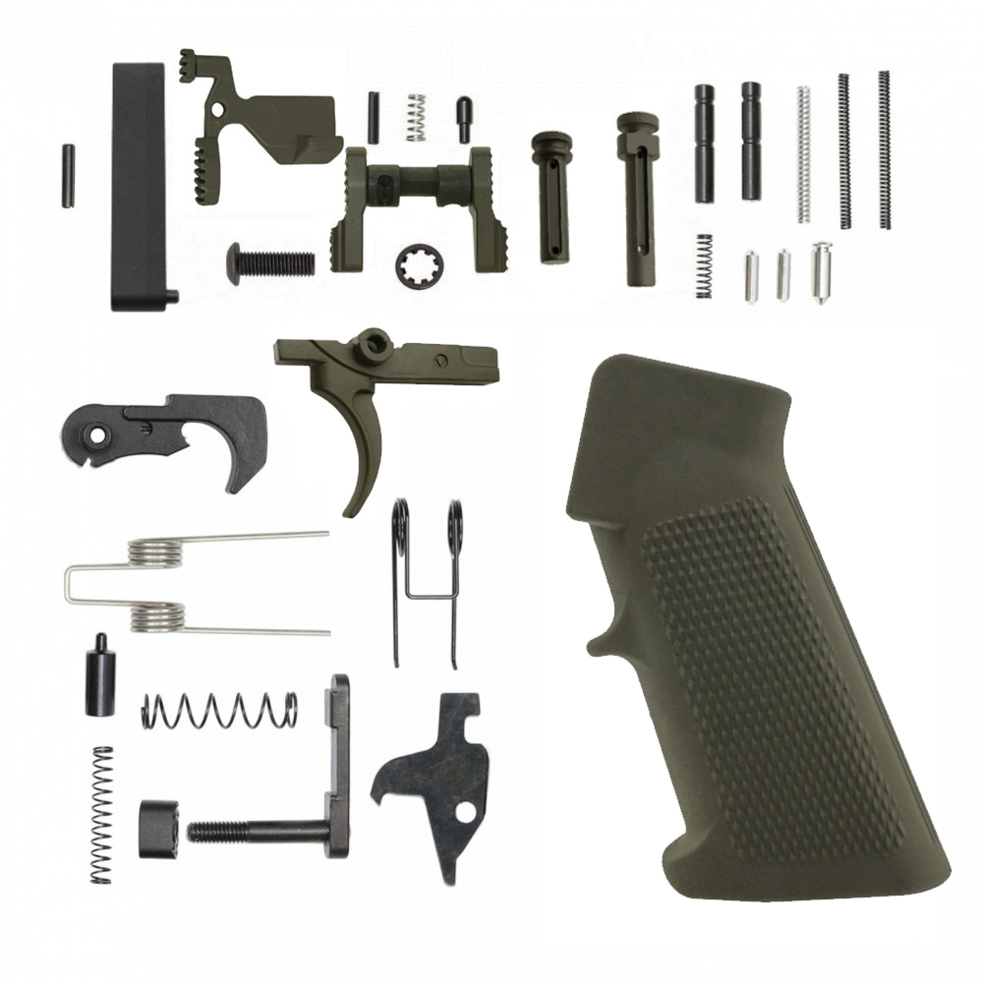 CERAKOTE ODG| AR-15 Lower Receiver Parts Kit |LPK-ODG W/ Safety and ...