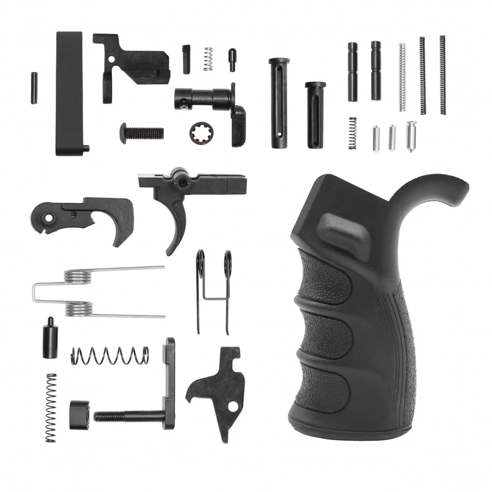AR-10 / LR-308 Standard Lower Parts Kit | LPK308-17 Grip Option