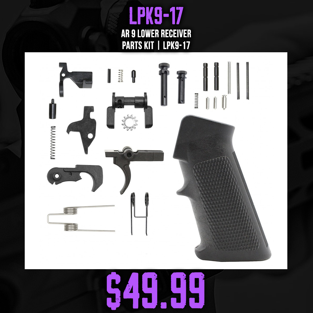 AR 9 Lower Receiver Parts Kit | LPK9-17
