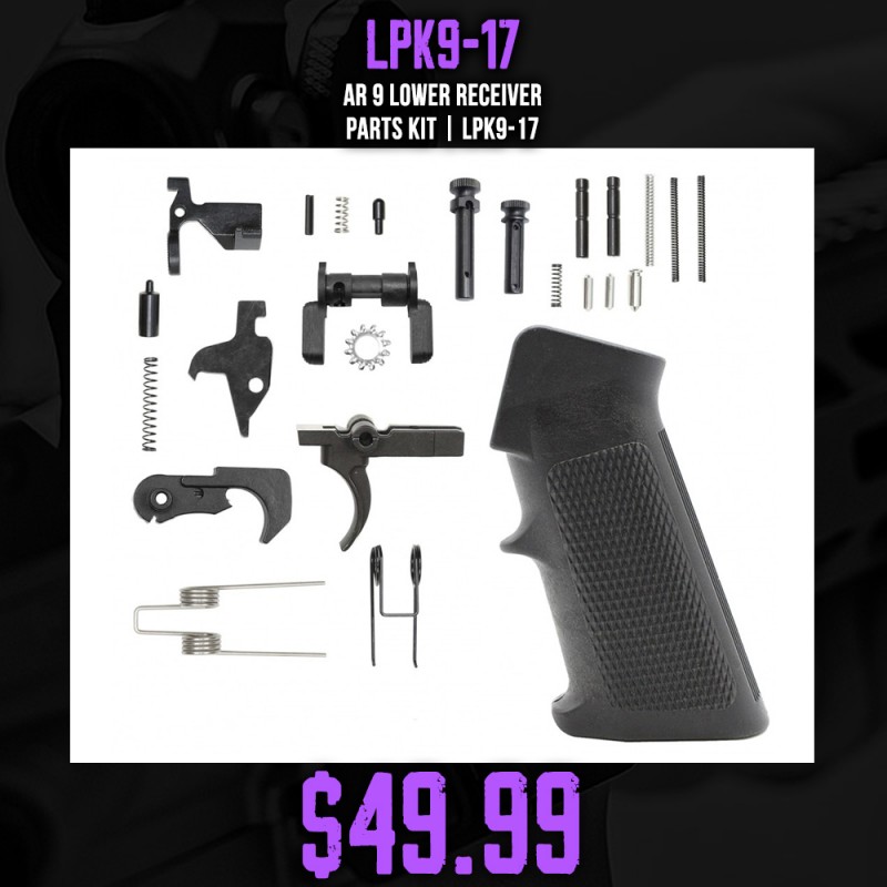 AR 9 Lower Receiver Parts Kit | LPK9-17