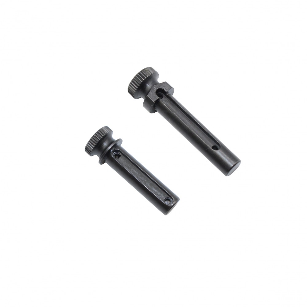 CERAKOTE COLOR OPTION| AR-15 Extended Grip Takedown Pin - Black + Extended Grip Pivot Pin