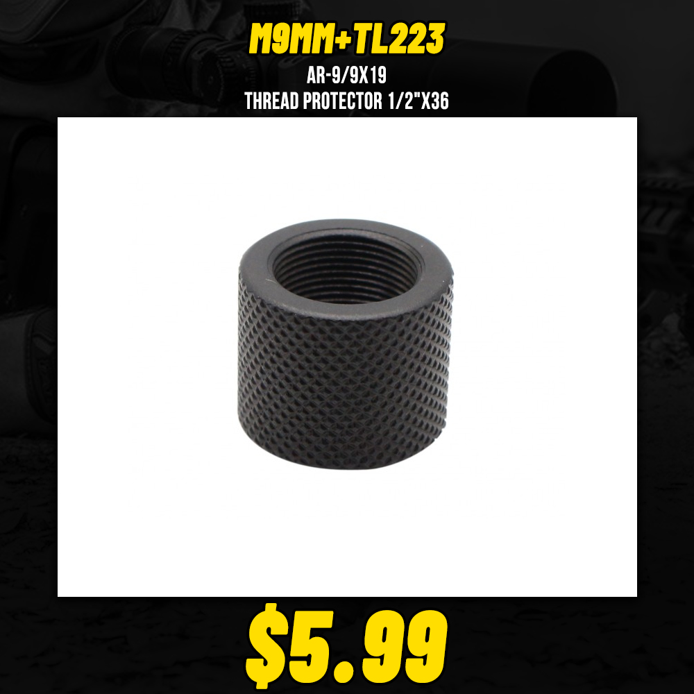 AR-9/9x19 Thread Protector 1/2"x36 AR-9/9x19 Thread Protector 1/2"x36