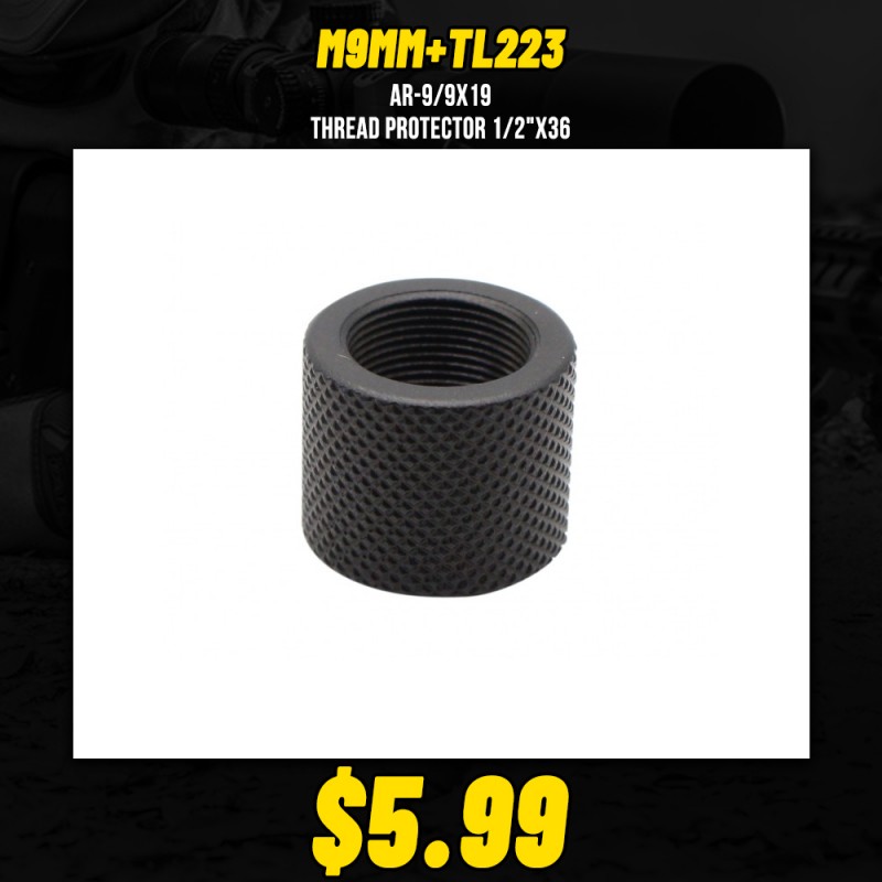AR-9/9x19 Thread Protector 1/2"x36 AR-9/9x19 Thread Protector 1/2"x36