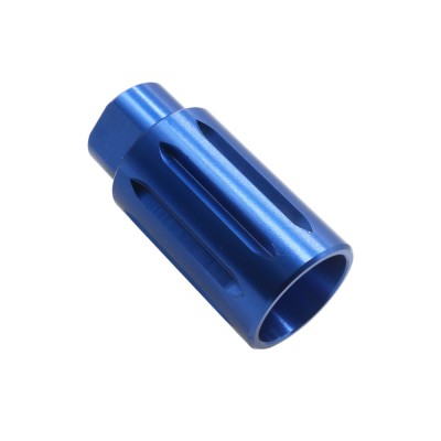AR-15/.223/5.56 Flash Can Muzzle Brake Aluminum Blue