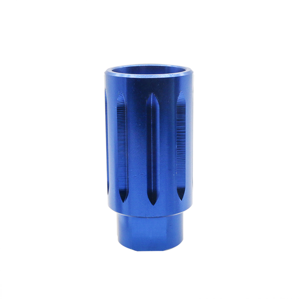 AR-15/.223/5.56 Flash Can Muzzle Brake Aluminum Blue