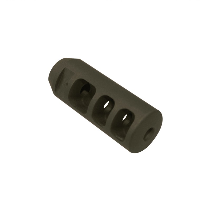 CERAKOTE COLOR OPTIONS |AR-15 Muzzle Brake Tri Port Sides w/ Solid Top-Bottom