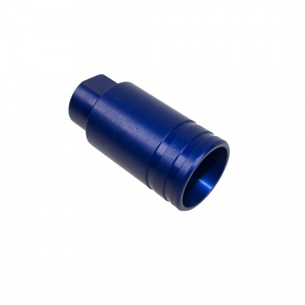 AR-9/9x19 Flash Can Muzzle Brake Aluminum | Blue