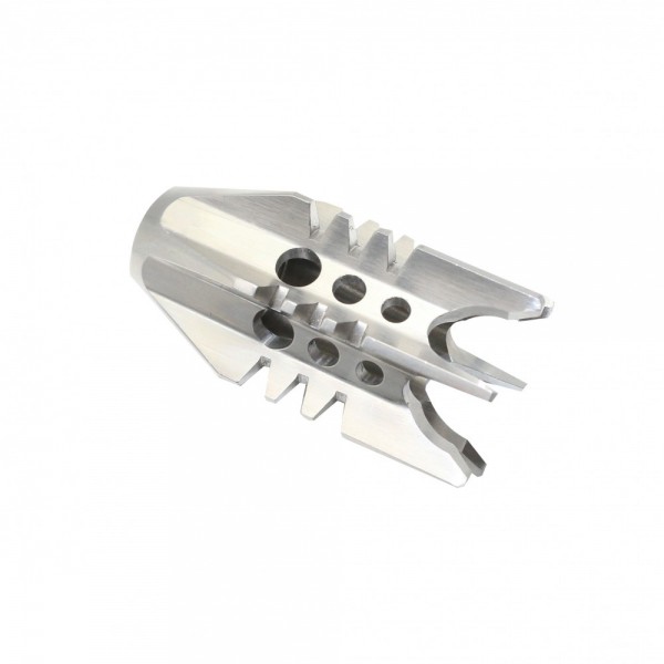 AR-9/9x19 Rocket Man Flash Hider 1/2x36" Thread Pitch - Stainless Steel  AR-9/9x19 Rocket Man Flash Hider 1/2x36" Thread Pitch - Stainless Steel