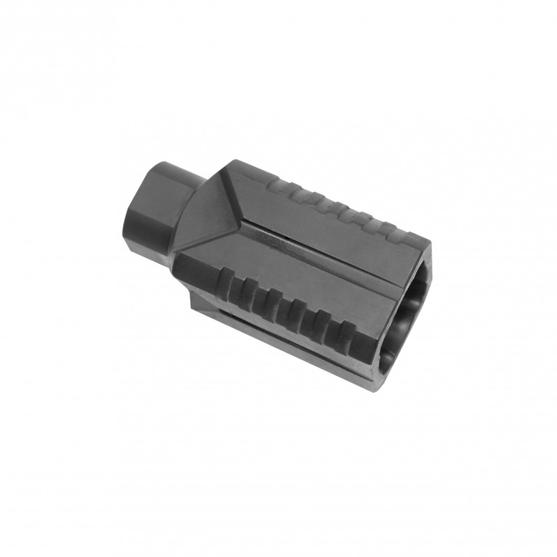 AR-10 / LR-308 Steel Squared Flash Can Muzzle Brake 
